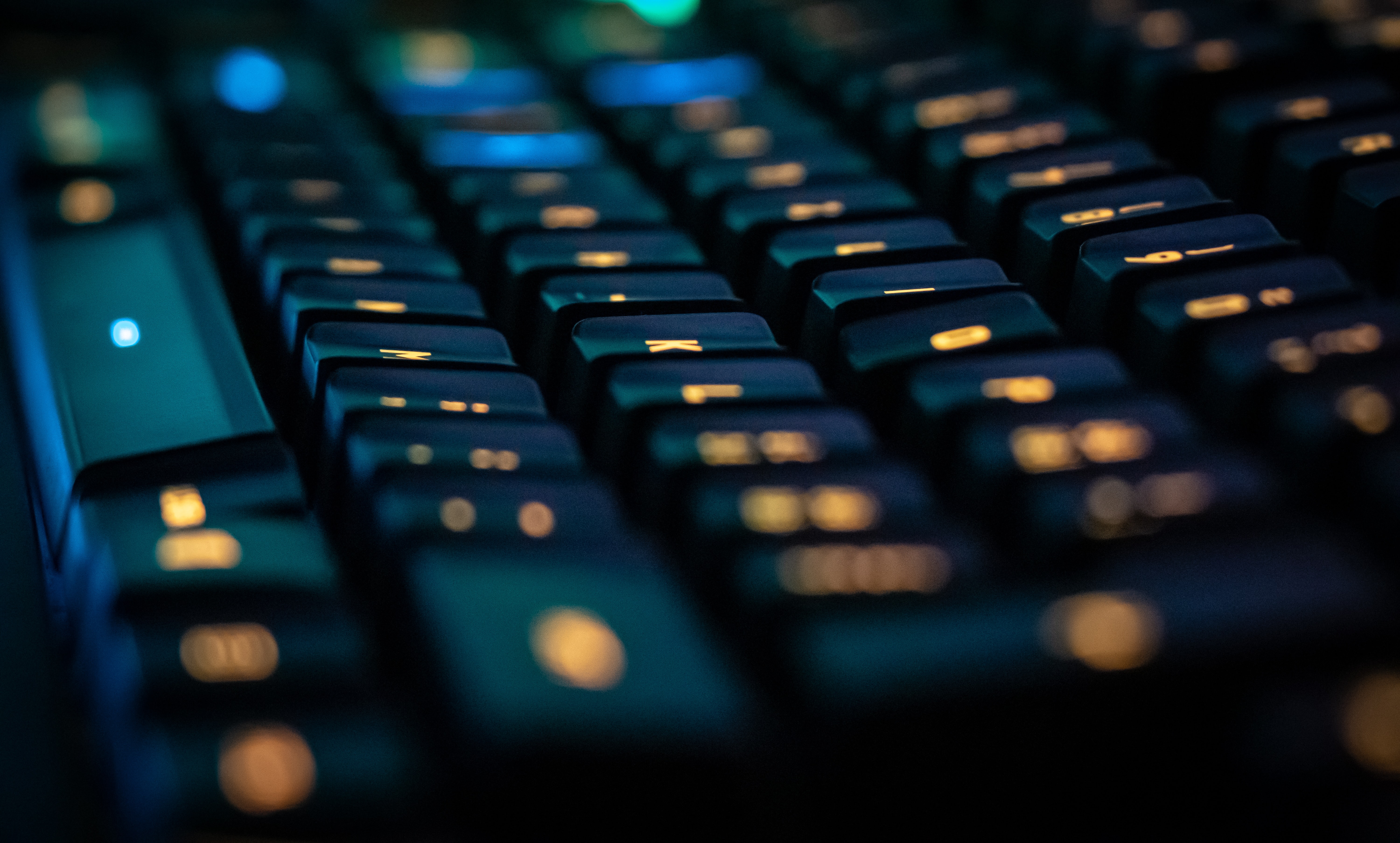 mechanical keyboard background black
